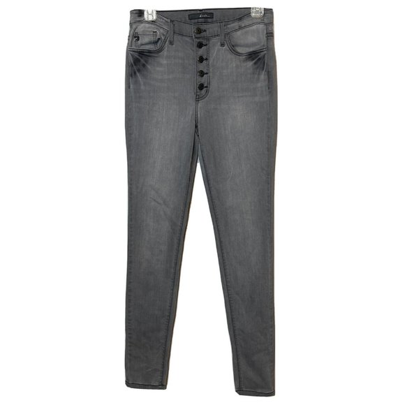 KanCan Jeans Kancan Jeans 28 Skinny Grey Button Fly Gray Ulloria